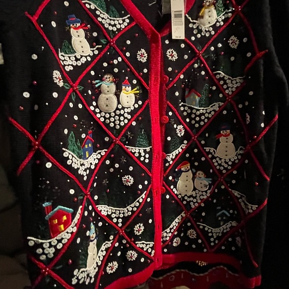 Christmas sweater/cardigan - Picture 5 of 6